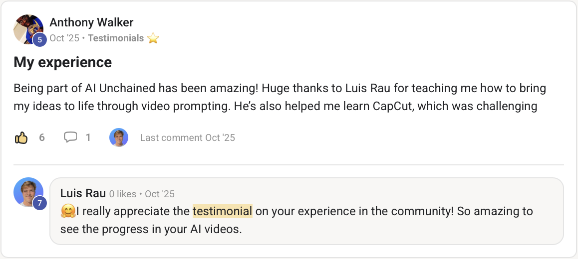 Original community review by Anthony Walker