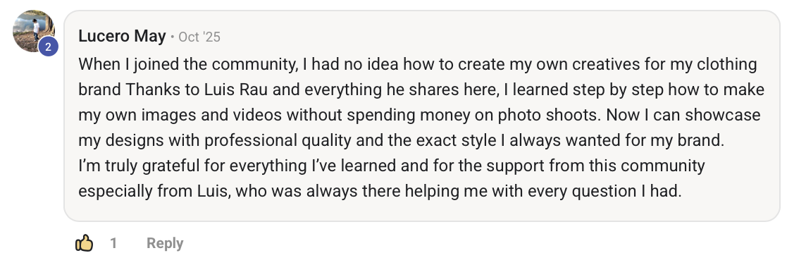 Original community review by Lucero May